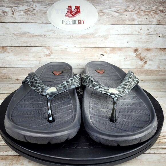 Nike ACG Mens size 9 Black Flip Flops  Shandal Shoes - Picture 3 of 10